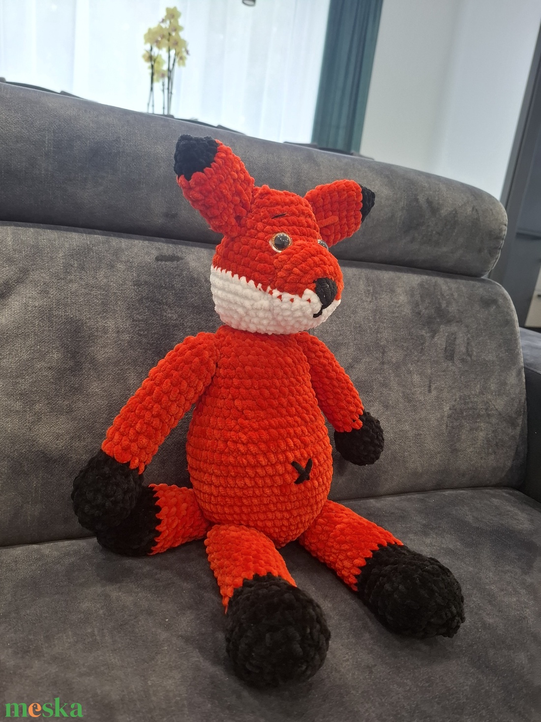 Amigurumi róka - játék & sport - plüssállat & játékfigura - róka - Meska.hu