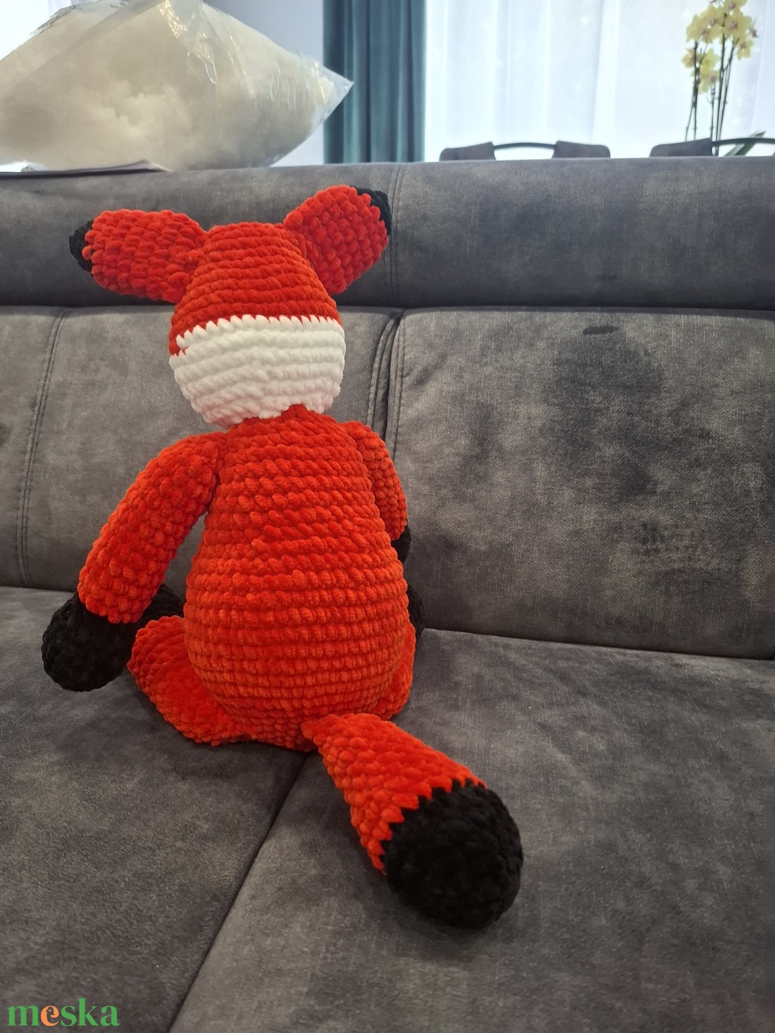 Amigurumi róka - játék & sport - plüssállat & játékfigura - róka - Meska.hu