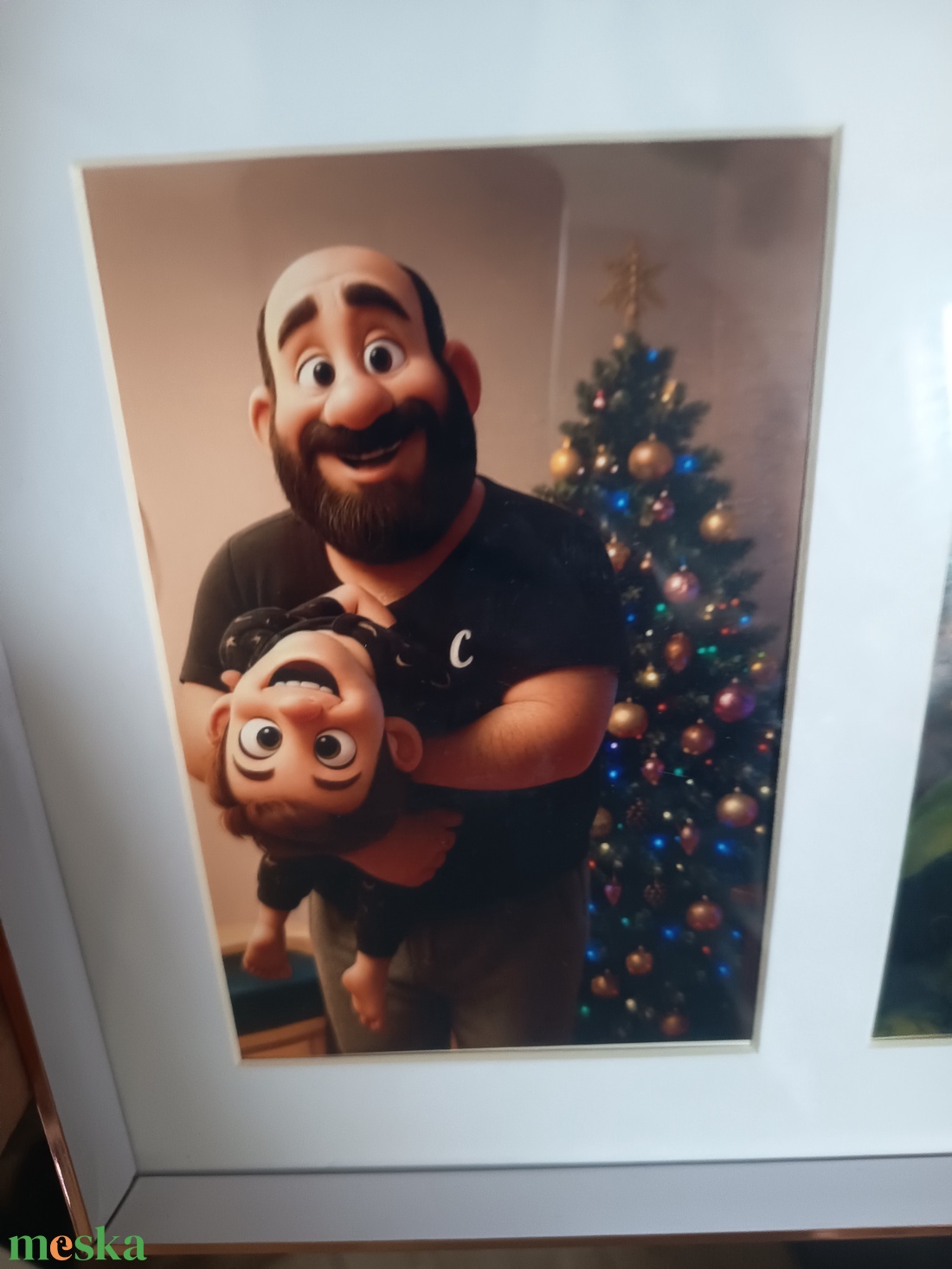 Animált portré képkeretben - otthon & életmód - papír, írószer - ajándékozás kellékei - pénzátadó képkeret - Meska.hu