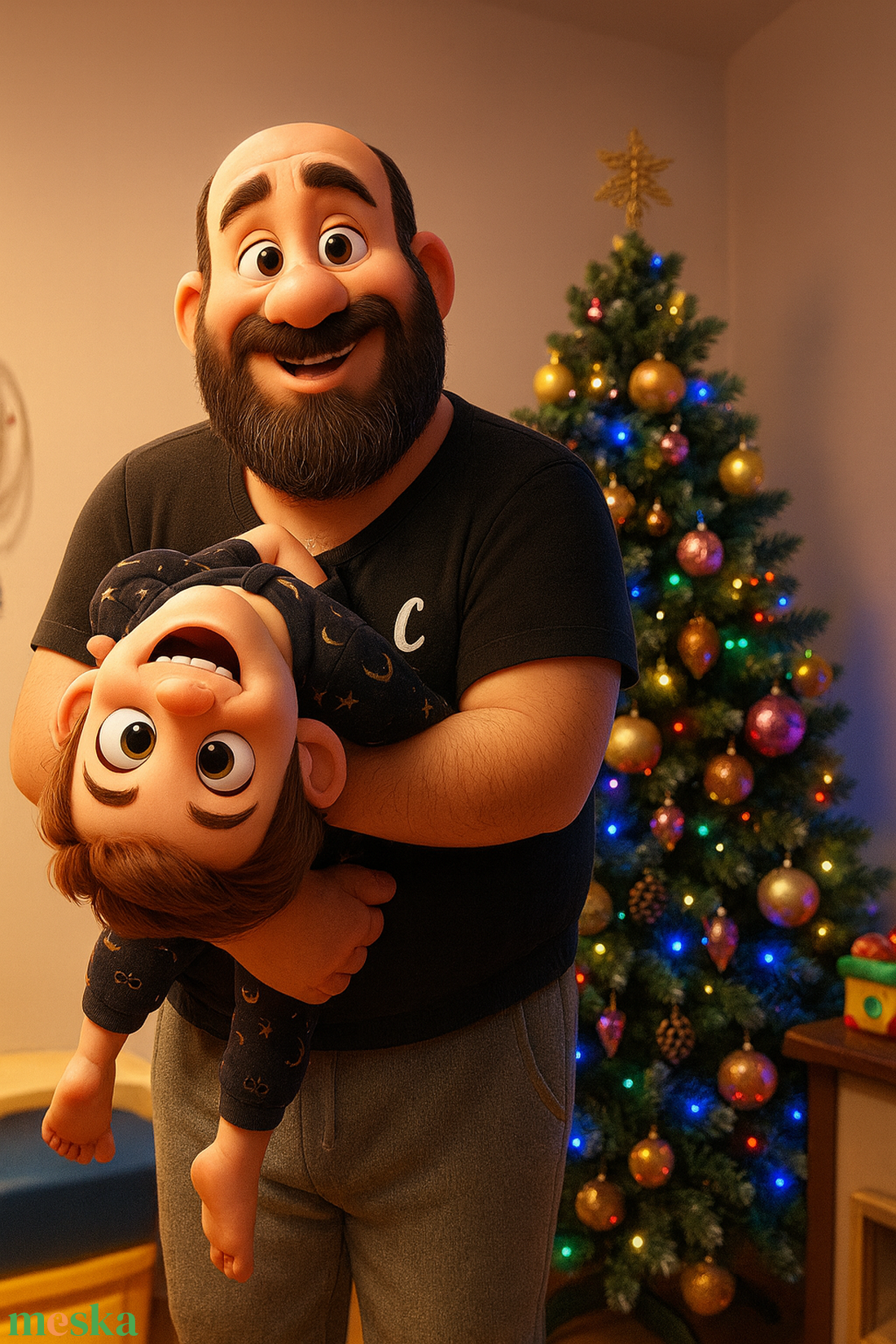 Animált portré képkeretben - otthon & életmód - papír, írószer - ajándékozás kellékei - pénzátadó képkeret - Meska.hu