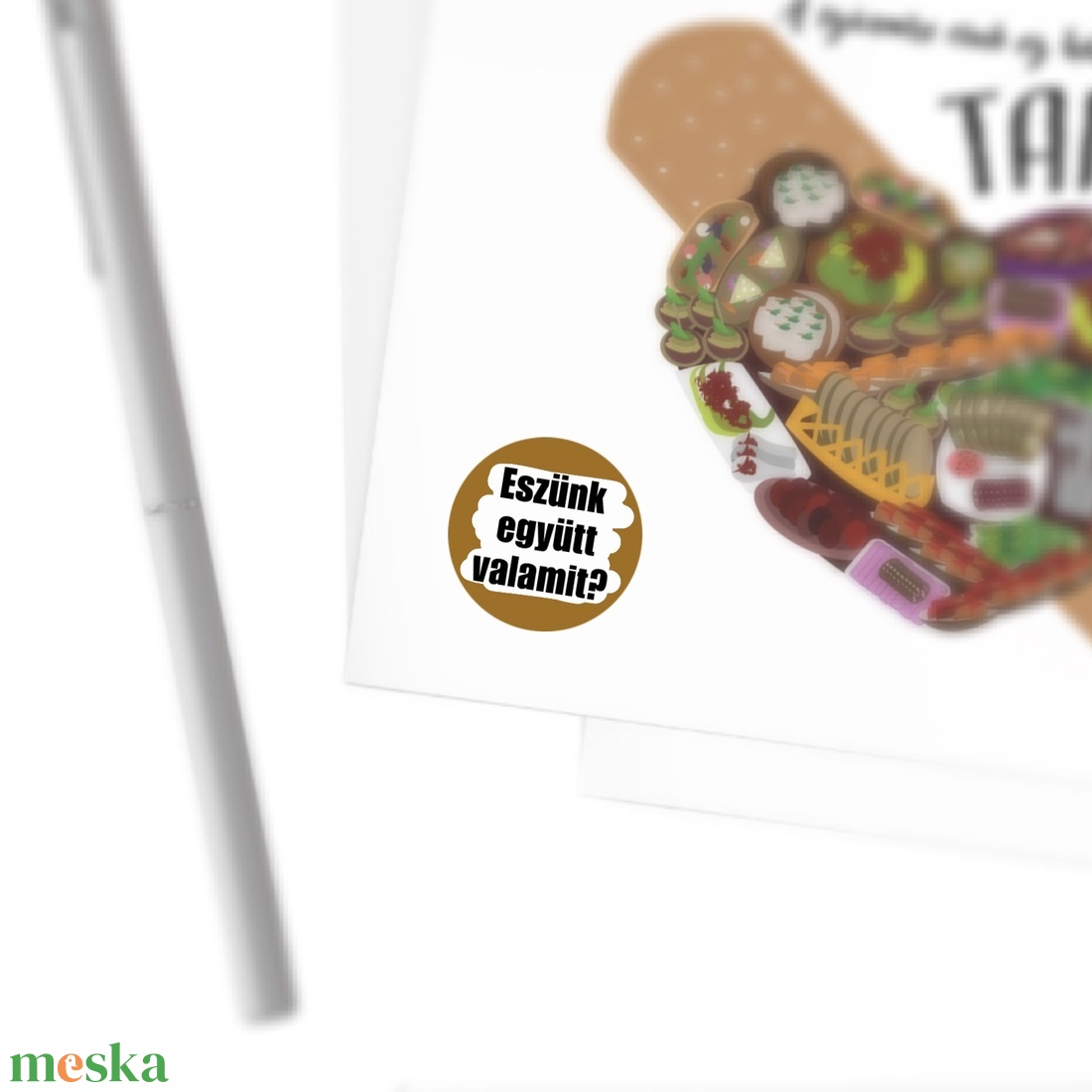Spanyol tapas kaparós képeslap - otthon & életmód - papír, írószer - ajándékozás kellékei - képeslap, üdvözlőlap - Meska.hu