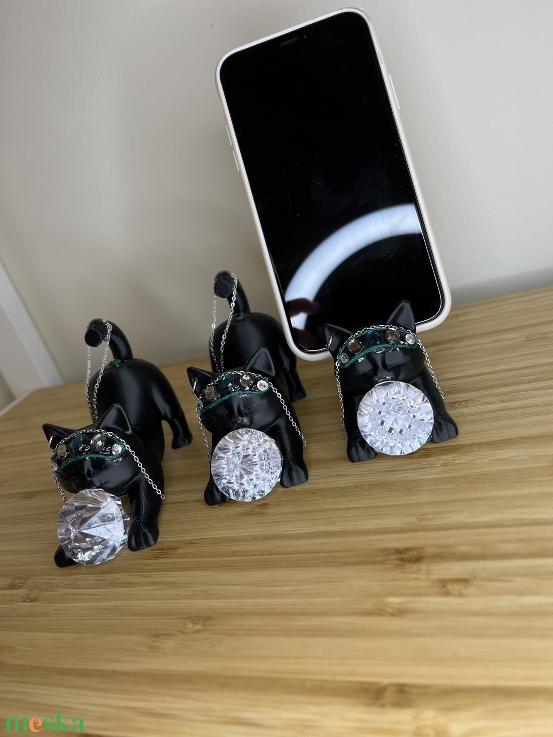 Cica telefon támasz - táska & tok - pénztárca & más tok - telefontok - Meska.hu