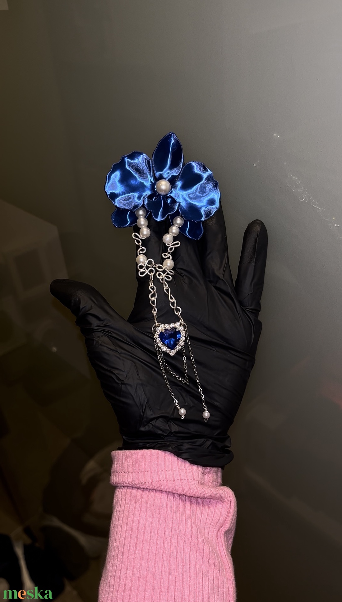 Silky Ocean Orchid bross - ékszer - kitűző és bross - Meska.hu