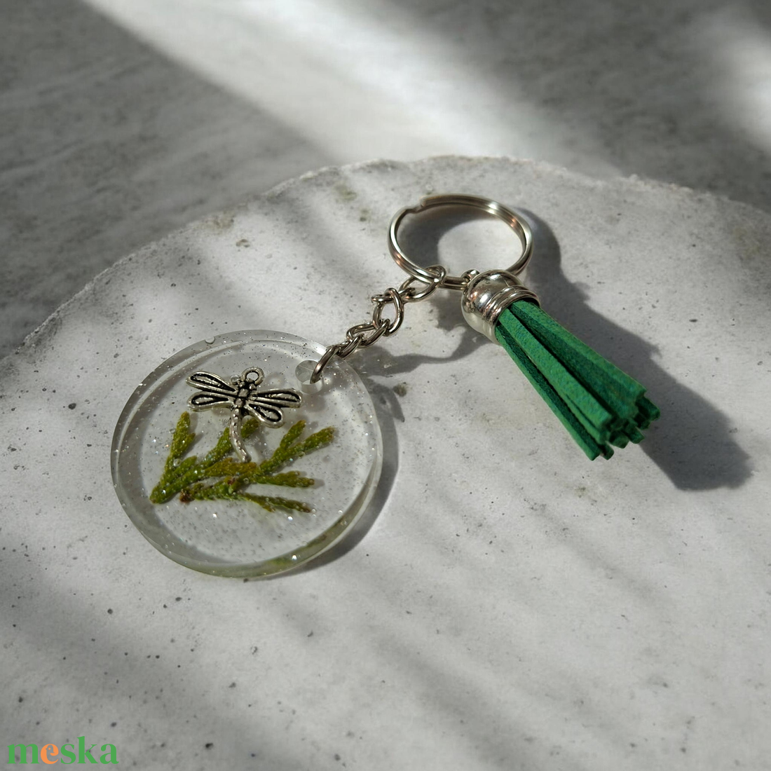 Szitakötő kulcstartó - táska & tok - kulcstartó & táskadísz - kulcstartó - Meska.hu