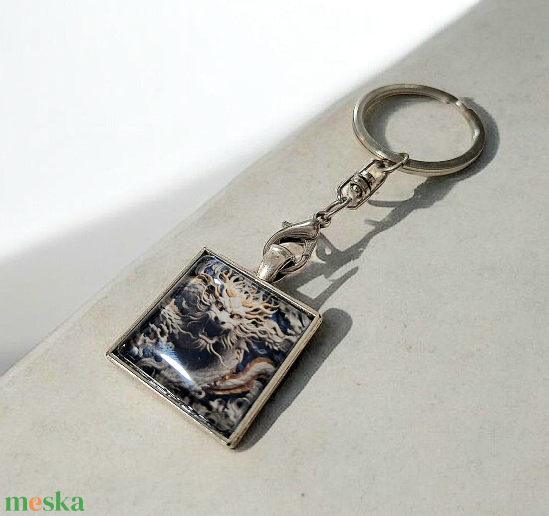 Sárkányos kulcstartó  - táska & tok - kulcstartó & táskadísz - kulcstartó - Meska.hu