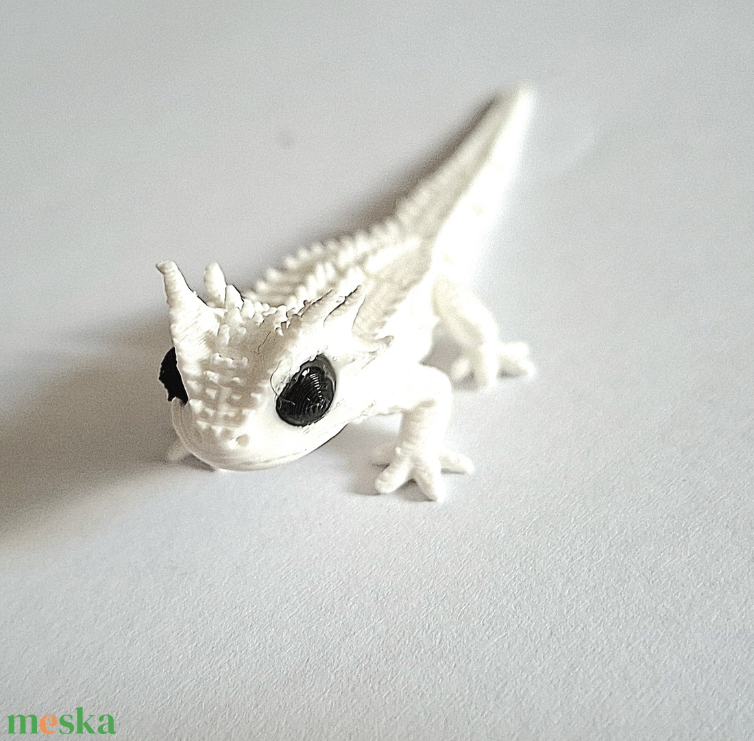 3D nyomtatott gekkó figura � 6 cm - otthon & életmód - dekoráció - dekoratív figurák és szobrok - Meska.hu