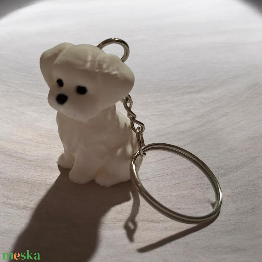 3D nyomtatott kiskutyás kulcstartó  - táska & tok - kulcstartó & táskadísz - kulcstartó - Meska.hu