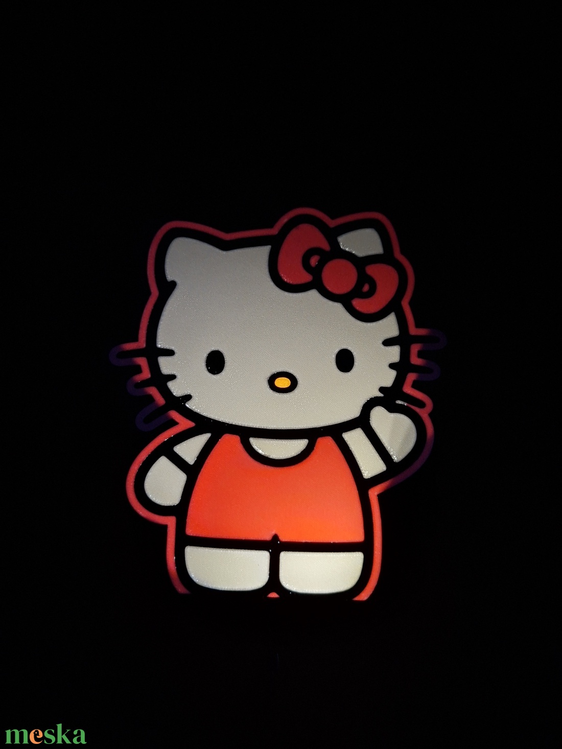 Hello Kitty  éjjeli lámpa  - otthon & életmód - lámpa - hangulatlámpa - Meska.hu