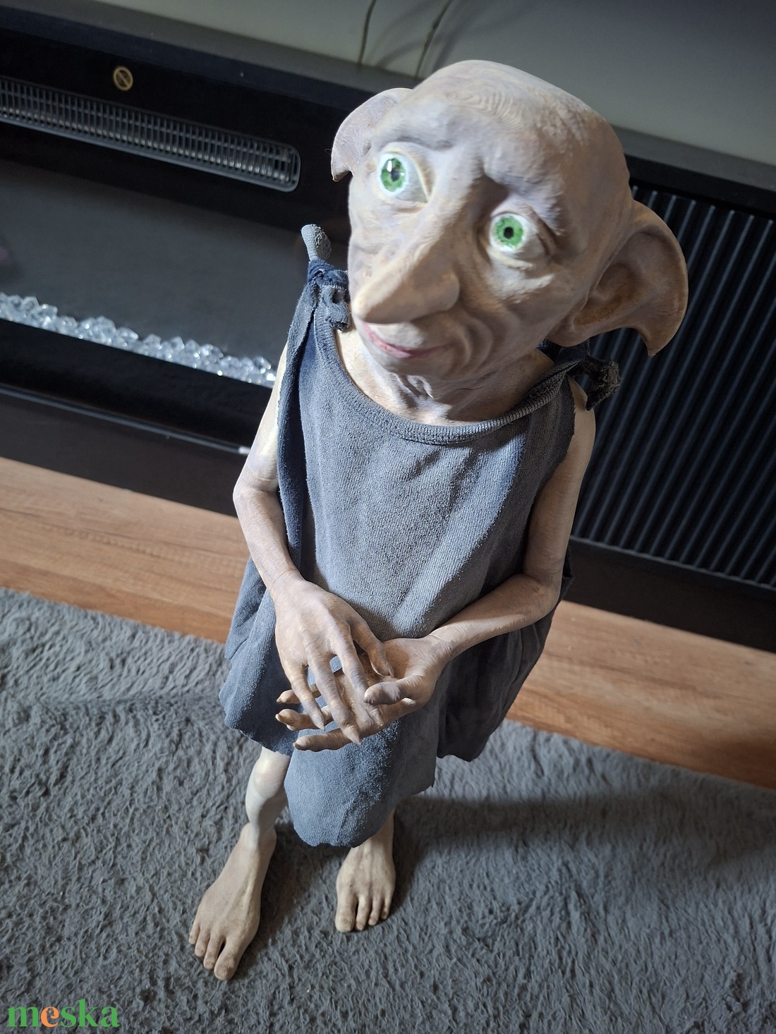 55 cm-es, kézzel festett 3D nyomtatott Dobby figura - otthon & életmód - dekoráció - dekoratív figurák és szobrok - Meska.hu