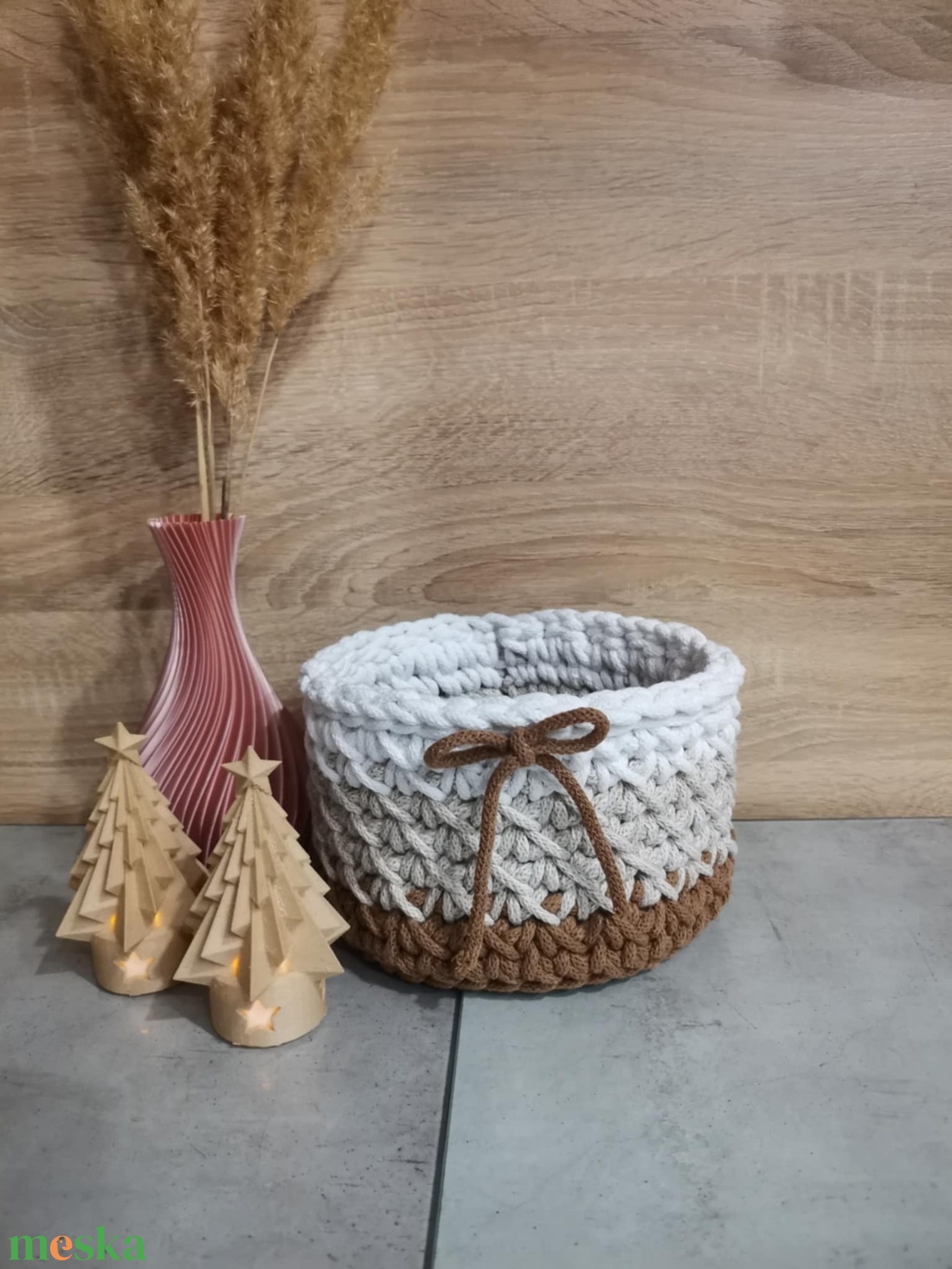 Horgolt tároló - otthon & életmód - tárolás & rendszerezés - doboz - Meska.hu