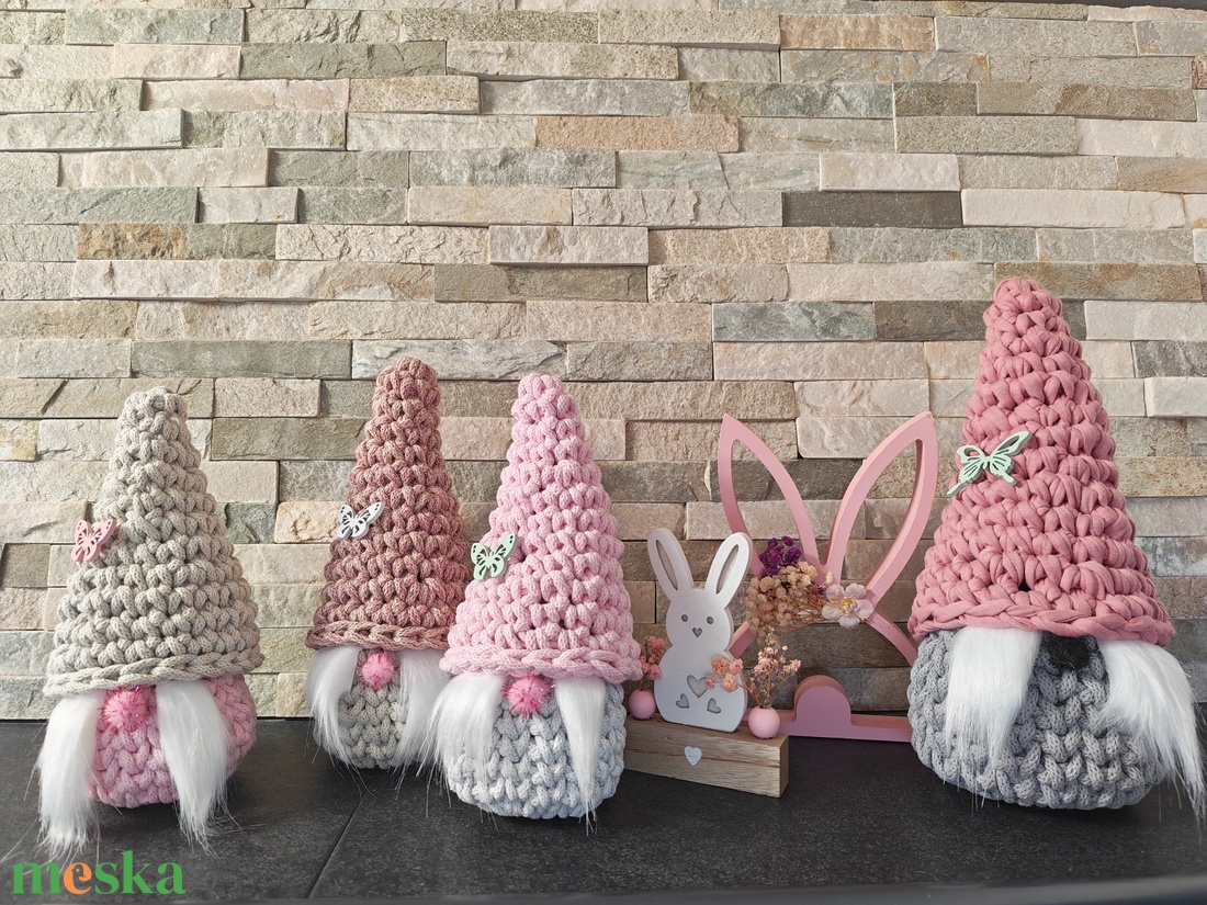 Tavaszi Horgolt manó - otthon & életmód - tárolás & rendszerezés - doboz - Meska.hu