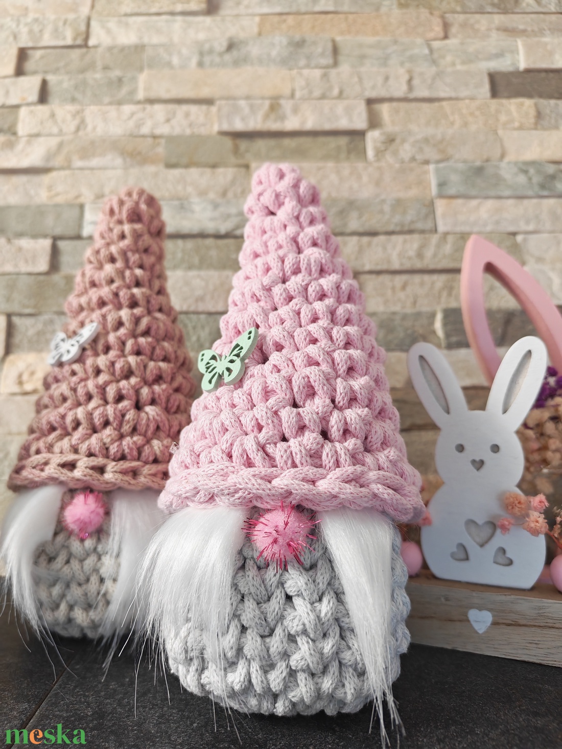 Tavaszi Horgolt manó - otthon & életmód - tárolás & rendszerezés - doboz - Meska.hu