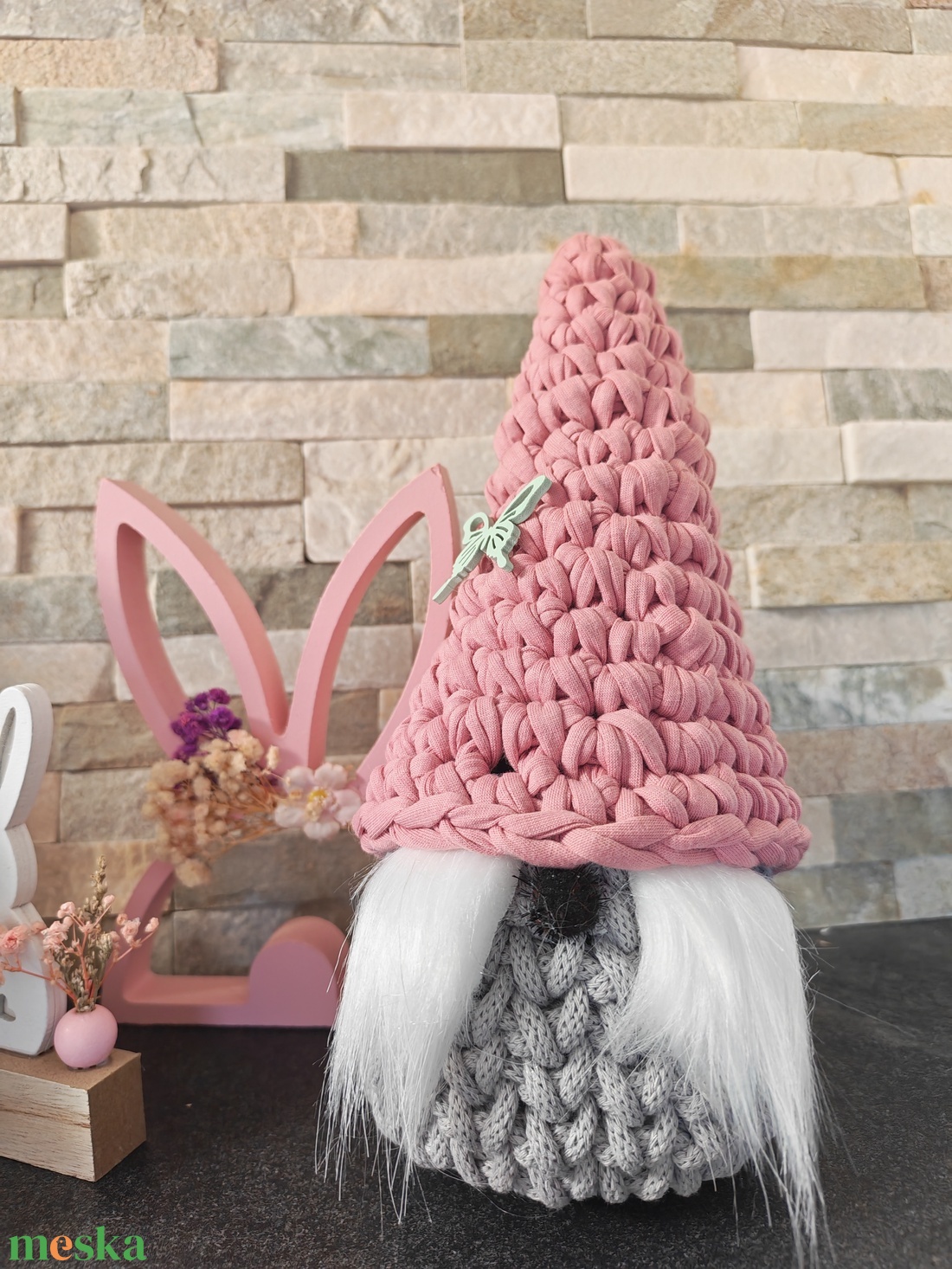 Tavaszi Horgolt manó - otthon & életmód - tárolás & rendszerezés - doboz - Meska.hu