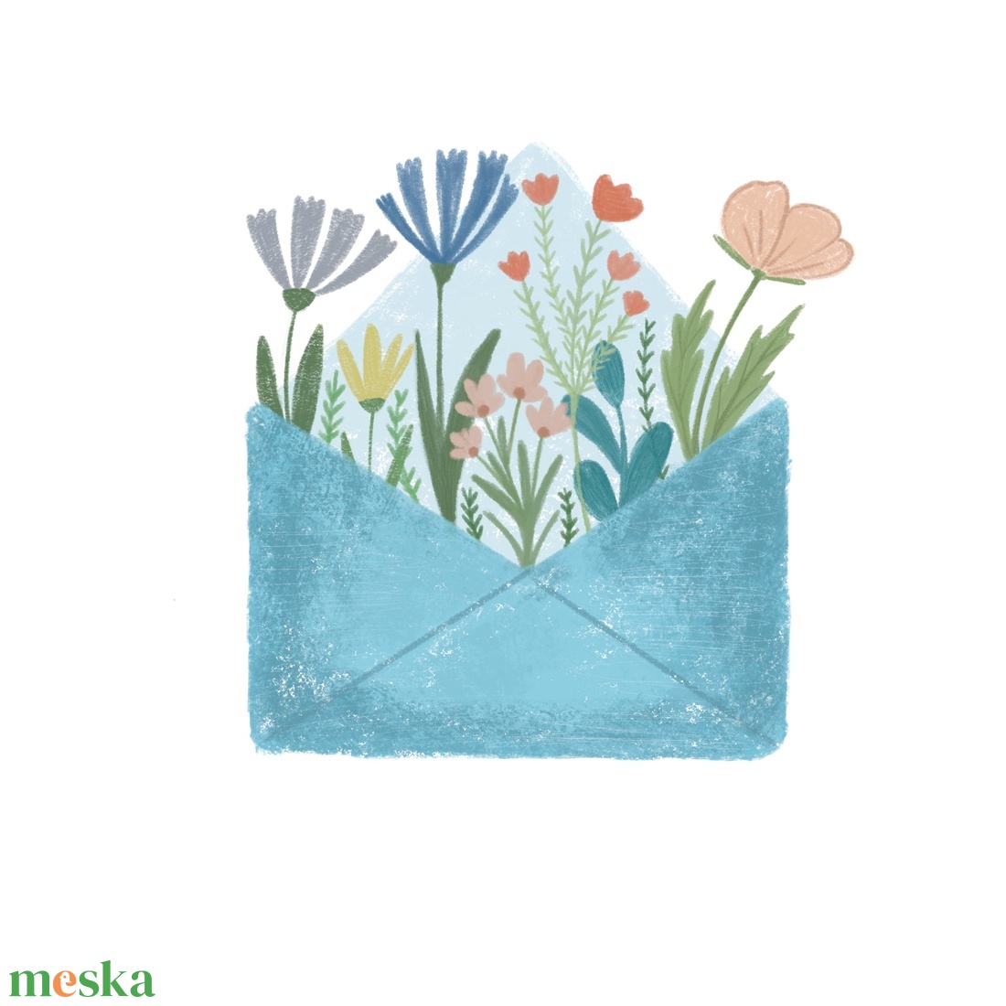 Tavaszi képeslap csomag - művészet - grafika & illusztráció - digitális - Meska.hu