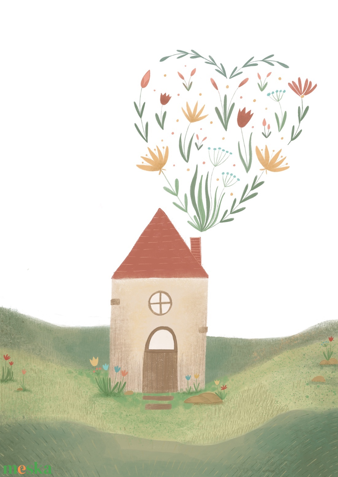 Tavaszi képeslap csomag - művészet - grafika & illusztráció - digitális - Meska.hu