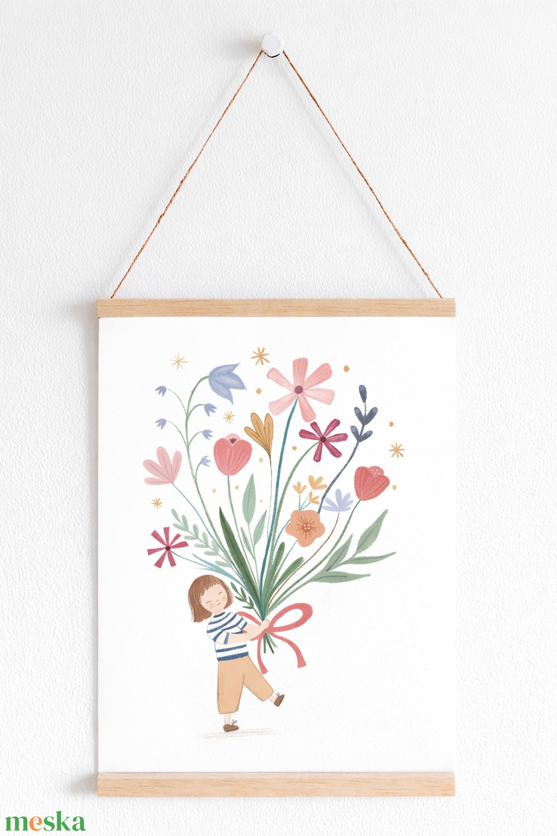 Tavaszi csokor falikép  - művészet - grafika & illusztráció - digitális - Meska.hu