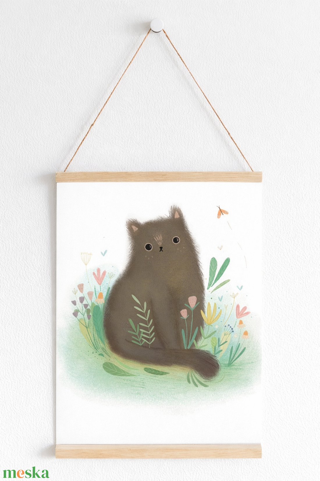 Cicás falikép  - művészet - grafika & illusztráció - digitális - Meska.hu