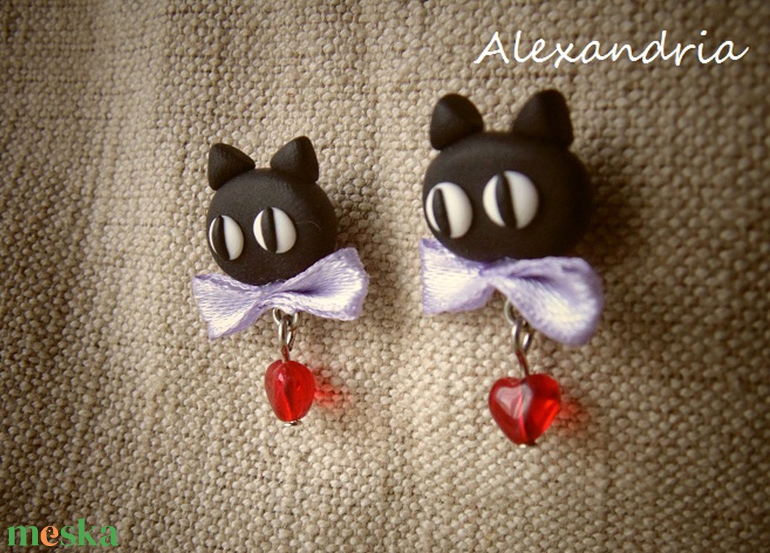  Cicás - fülbevaló - ékszer - ékszerszett - Meska.hu