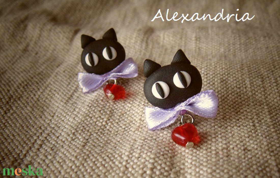  Cicás - fülbevaló - ékszer - ékszerszett - Meska.hu