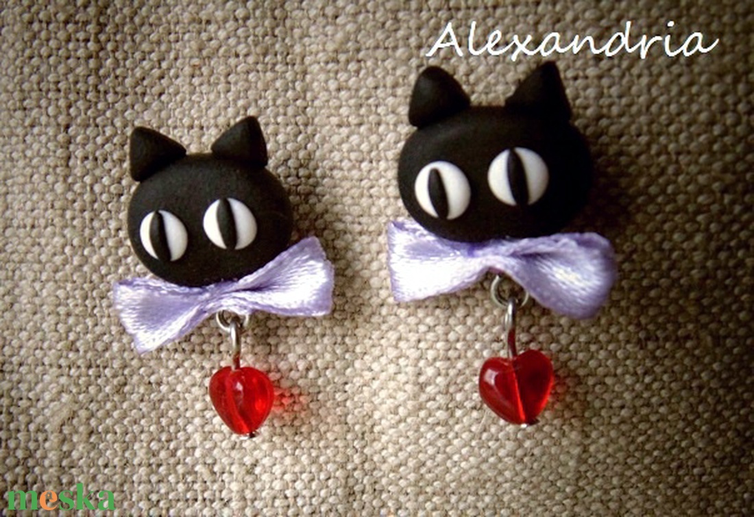  Cicás - fülbevaló - ékszer - ékszerszett - Meska.hu