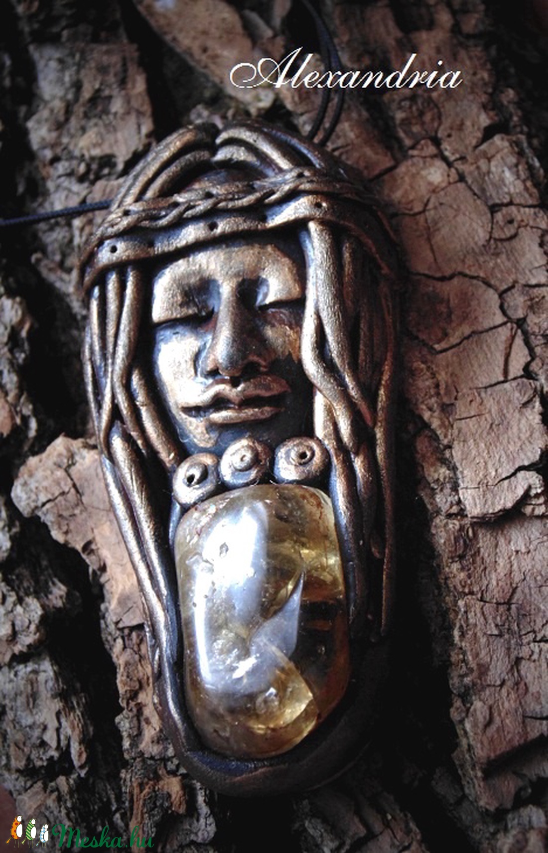 Égi istennő - mágikus amulett  - ékszer - nyaklánc - medálos nyaklánc - Meska.hu