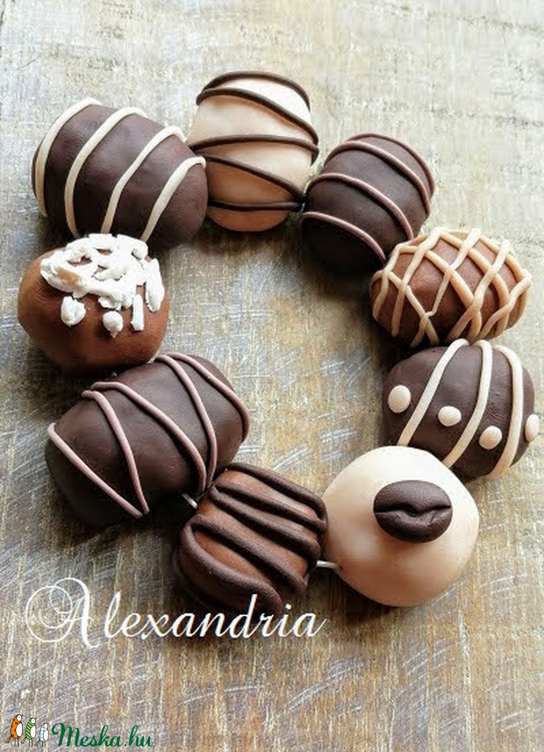 Bonbon karkötő - ékszer - karkötő - széles karkötő - Meska.hu Bonbon karkötő - ékszer - karkötő - széles karkötő - Meska.hu