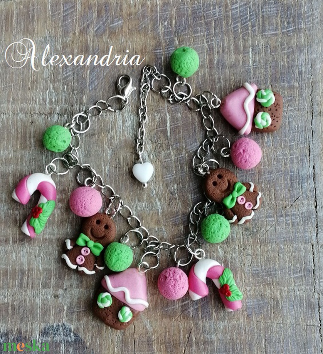 Mézis karkötő   - ékszer - karkötő - lánc karkötő - Meska.hu