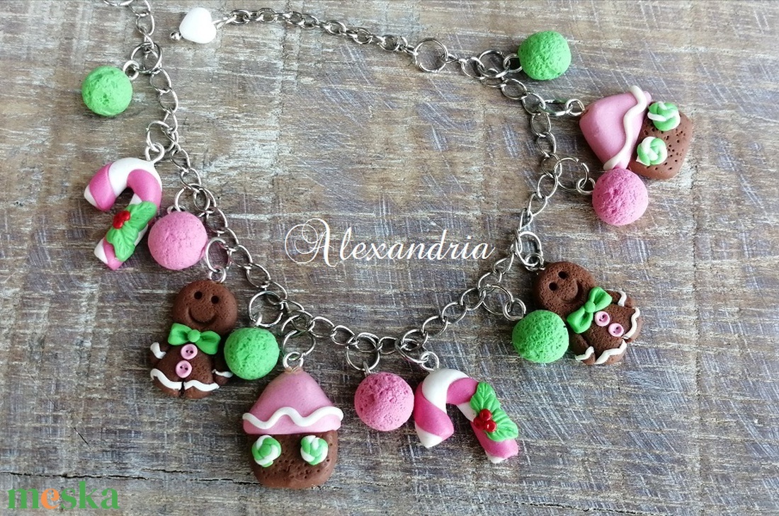 Mézis karkötő   - ékszer - karkötő - lánc karkötő - Meska.hu