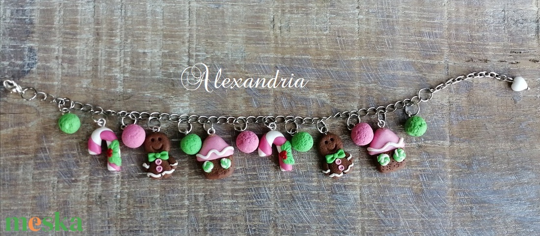 Mézis karkötő   - ékszer - karkötő - lánc karkötő - Meska.hu