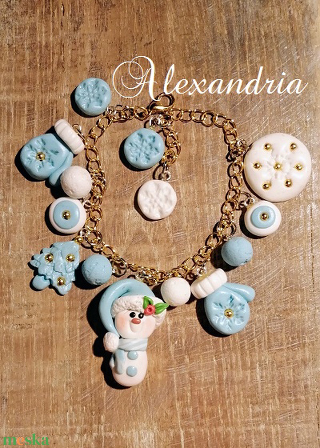 Cuki karkötő   - ékszer - karkötő - lánc karkötő - Meska.hu