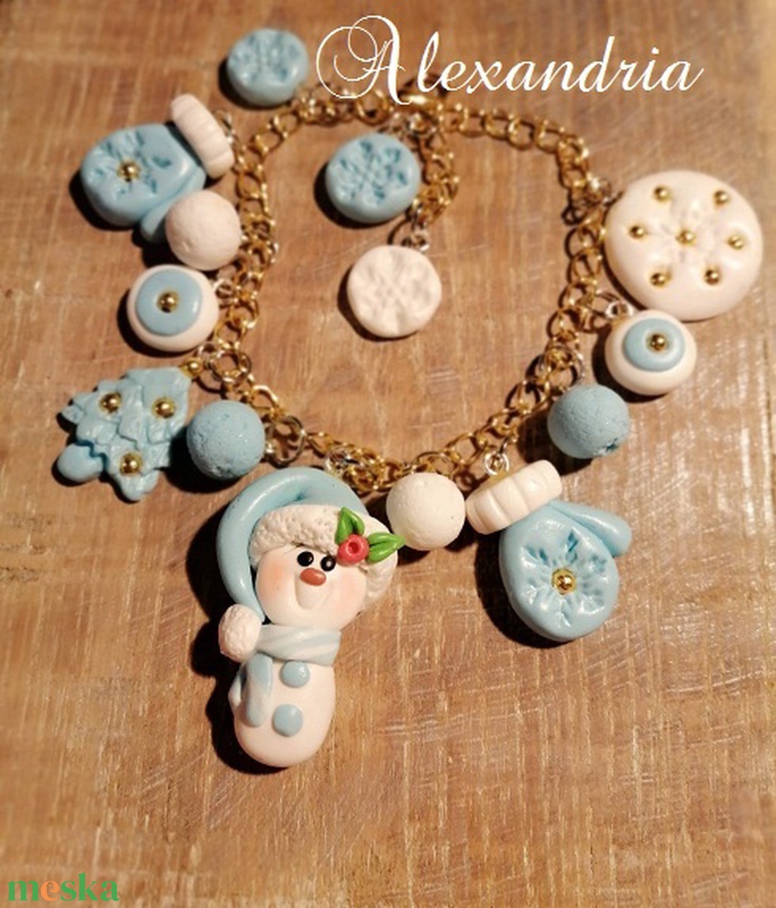 Cuki karkötő   - ékszer - karkötő - lánc karkötő - Meska.hu