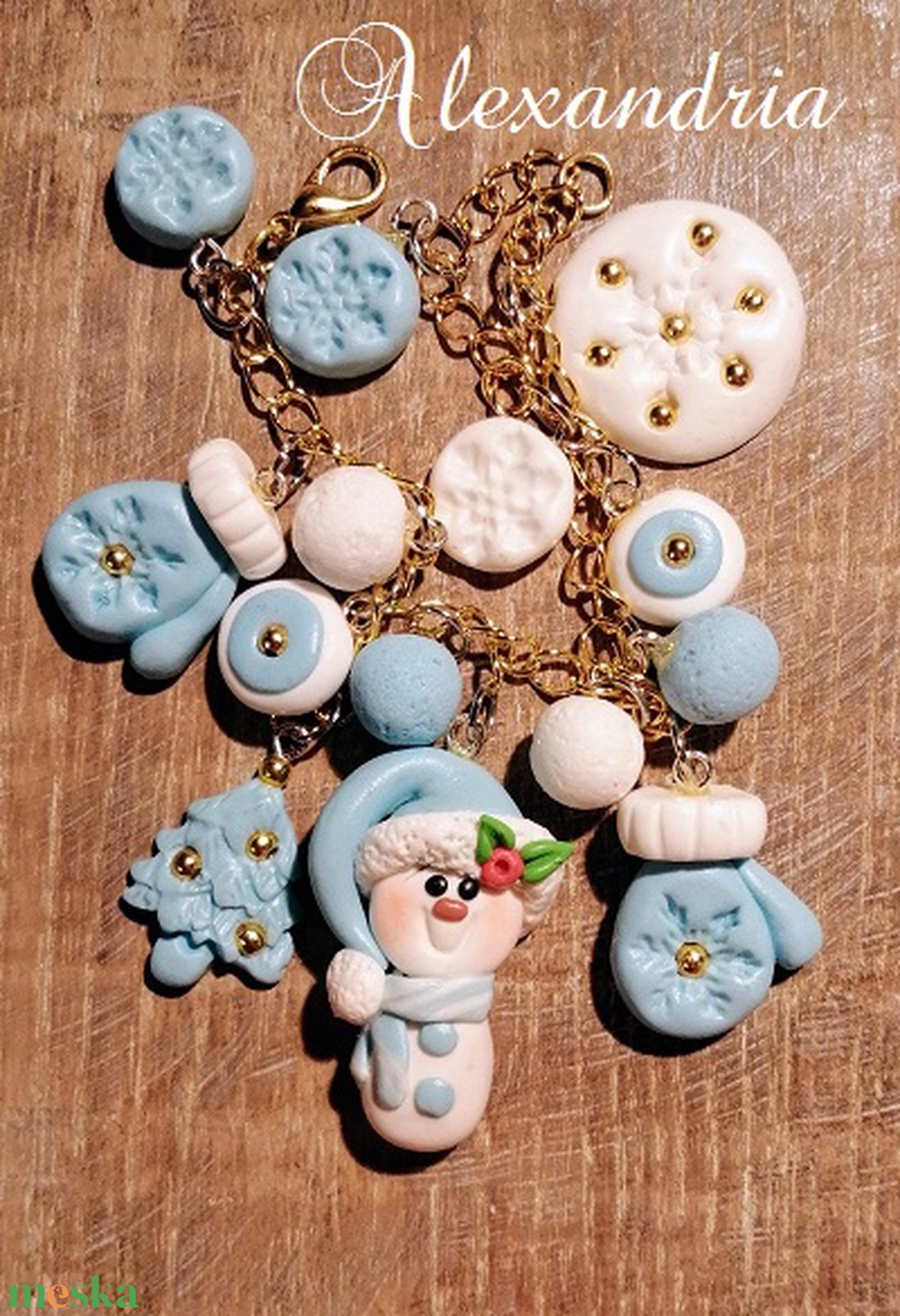 Cuki karkötő   - ékszer - karkötő - lánc karkötő - Meska.hu