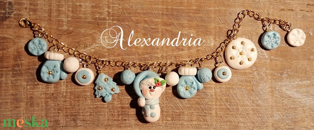 Cuki karkötő   - ékszer - karkötő - lánc karkötő - Meska.hu