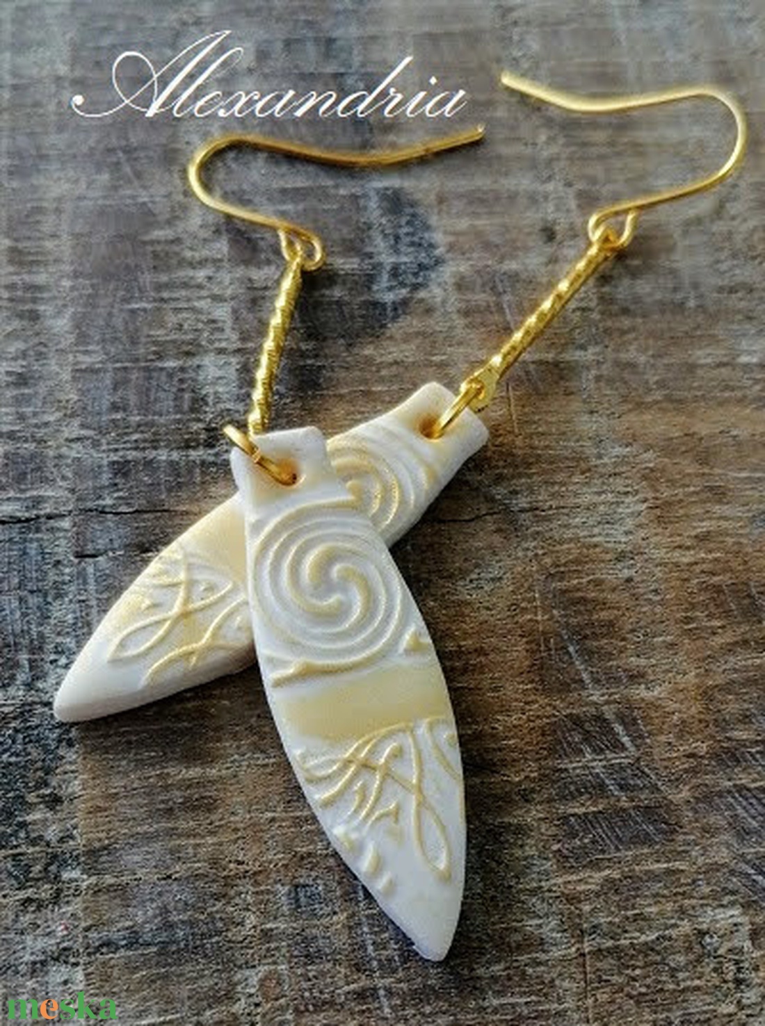 Hosszú lógós fülbevaló - ékszer - fülbevaló - lógó fülbevaló - Meska.hu