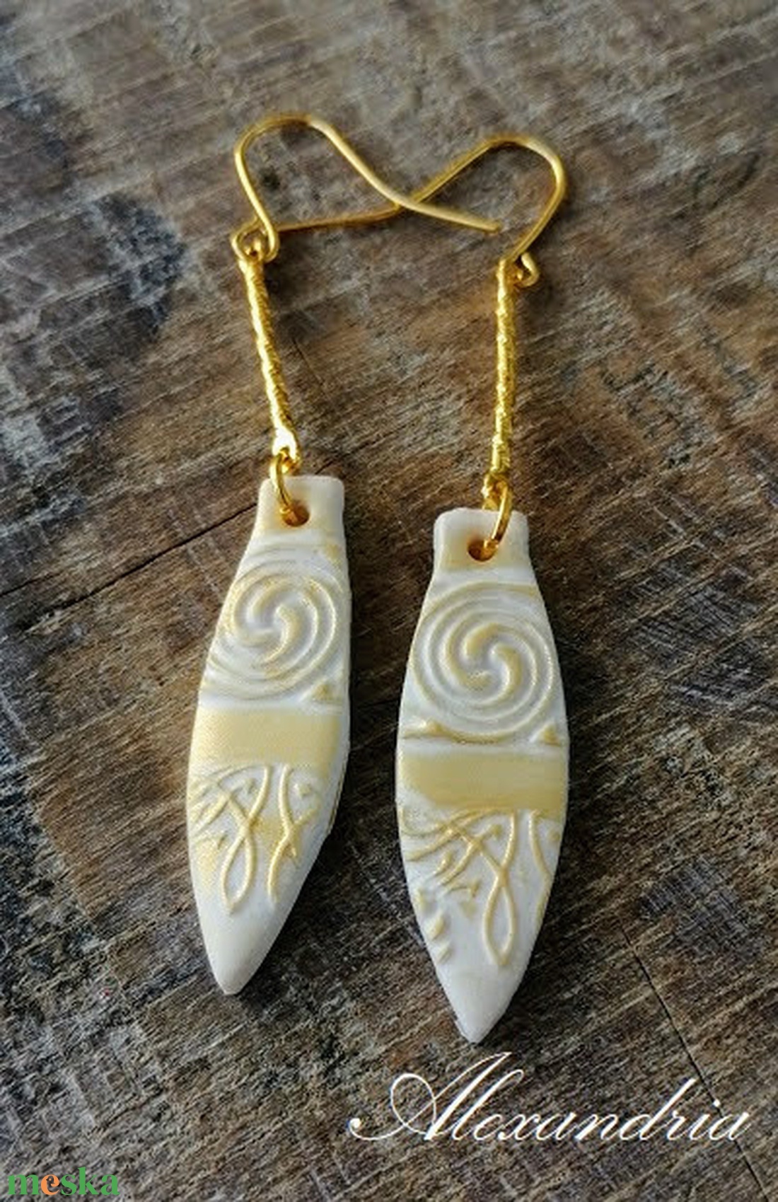 Hosszú lógós fülbevaló - ékszer - fülbevaló - lógó fülbevaló - Meska.hu