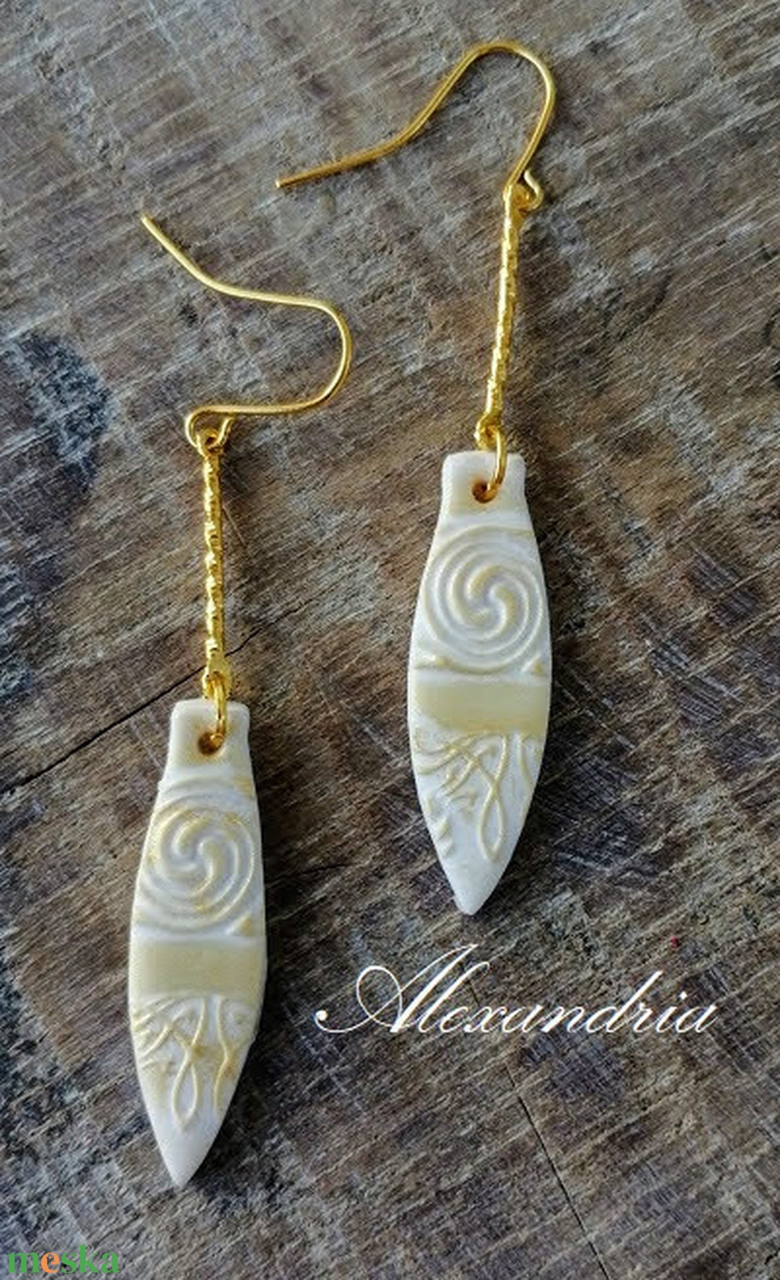 Hosszú lógós fülbevaló - ékszer - fülbevaló - lógó fülbevaló - Meska.hu