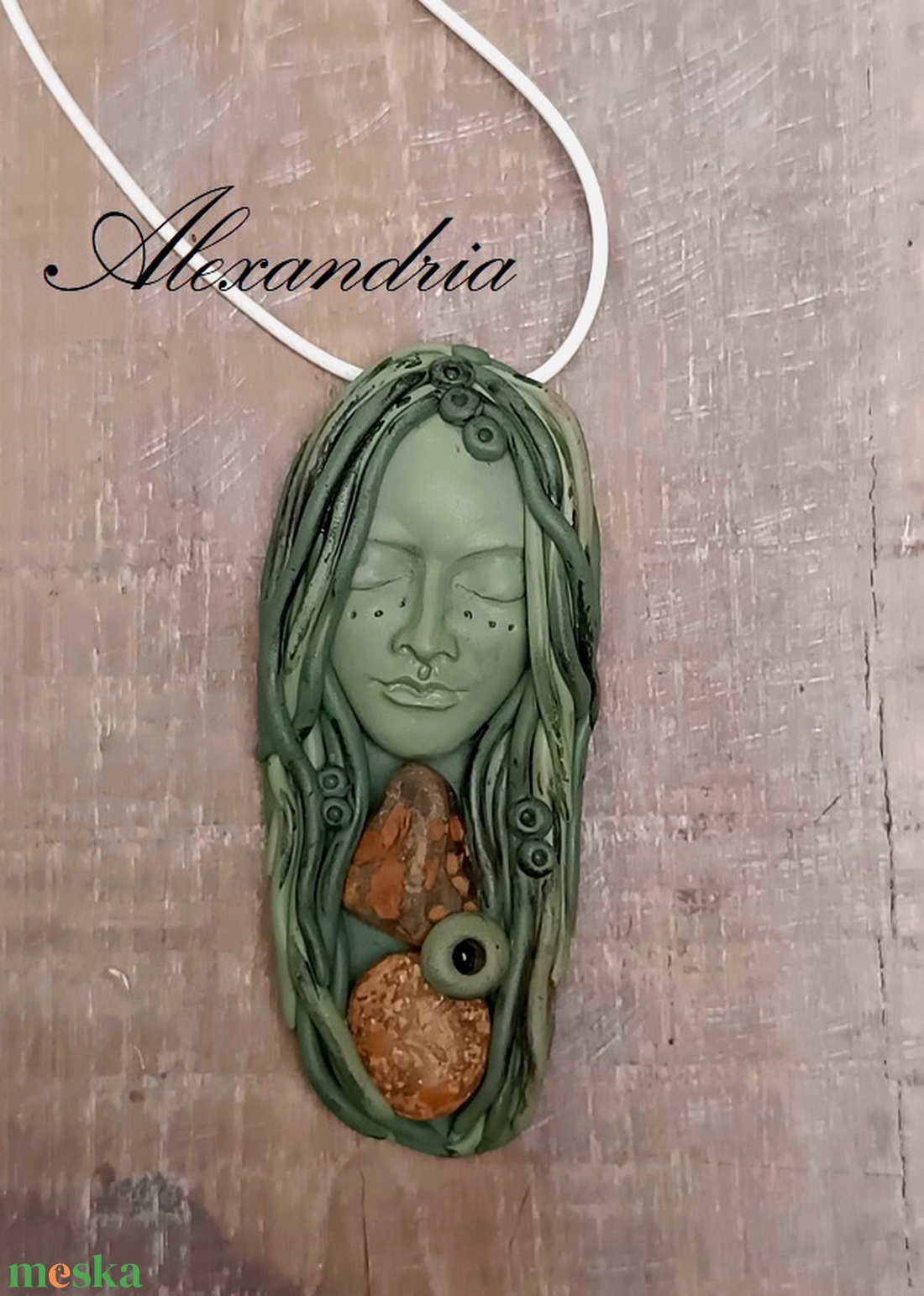 Istennő nyaklánc - ékszer - nyaklánc - cameo nyaklánc - Meska.hu
