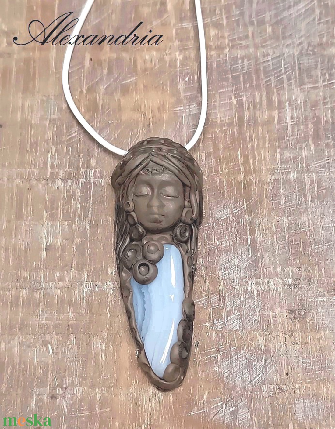 Kalcedon holisztikus nyaklánc - ékszer - nyaklánc - cameo nyaklánc - Meska.hu Kalcedon holisztikus nyaklánc - ékszer - nyaklánc - cameo nyaklánc - Meska.hu