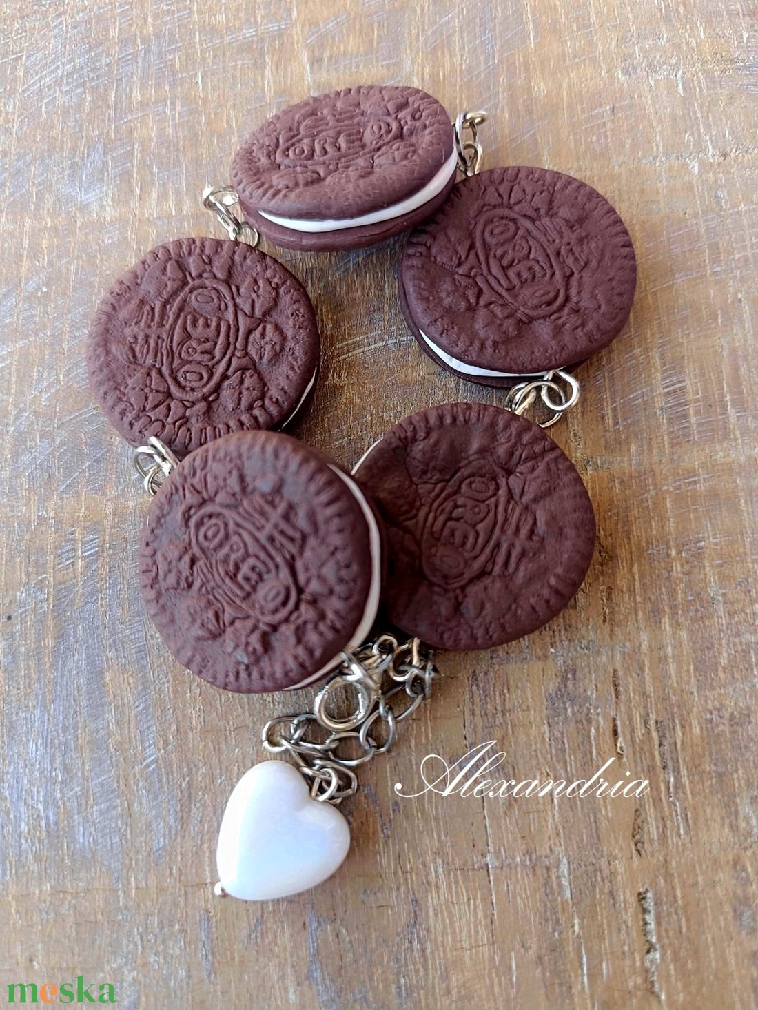 Mini oreós karkötő   - ékszer - karkötő - lánc karkötő - Meska.hu