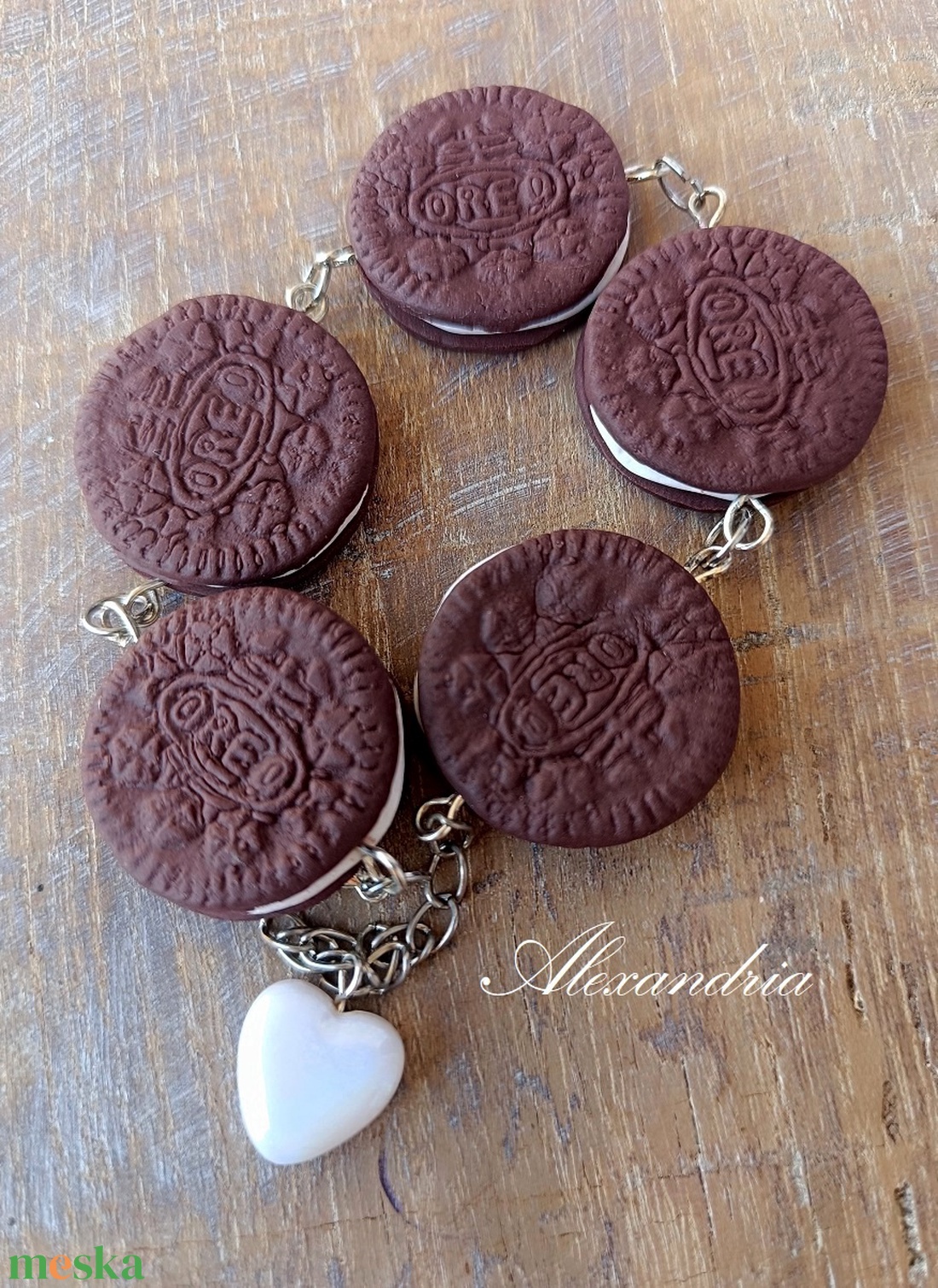 Mini oreós karkötő   - ékszer - karkötő - lánc karkötő - Meska.hu