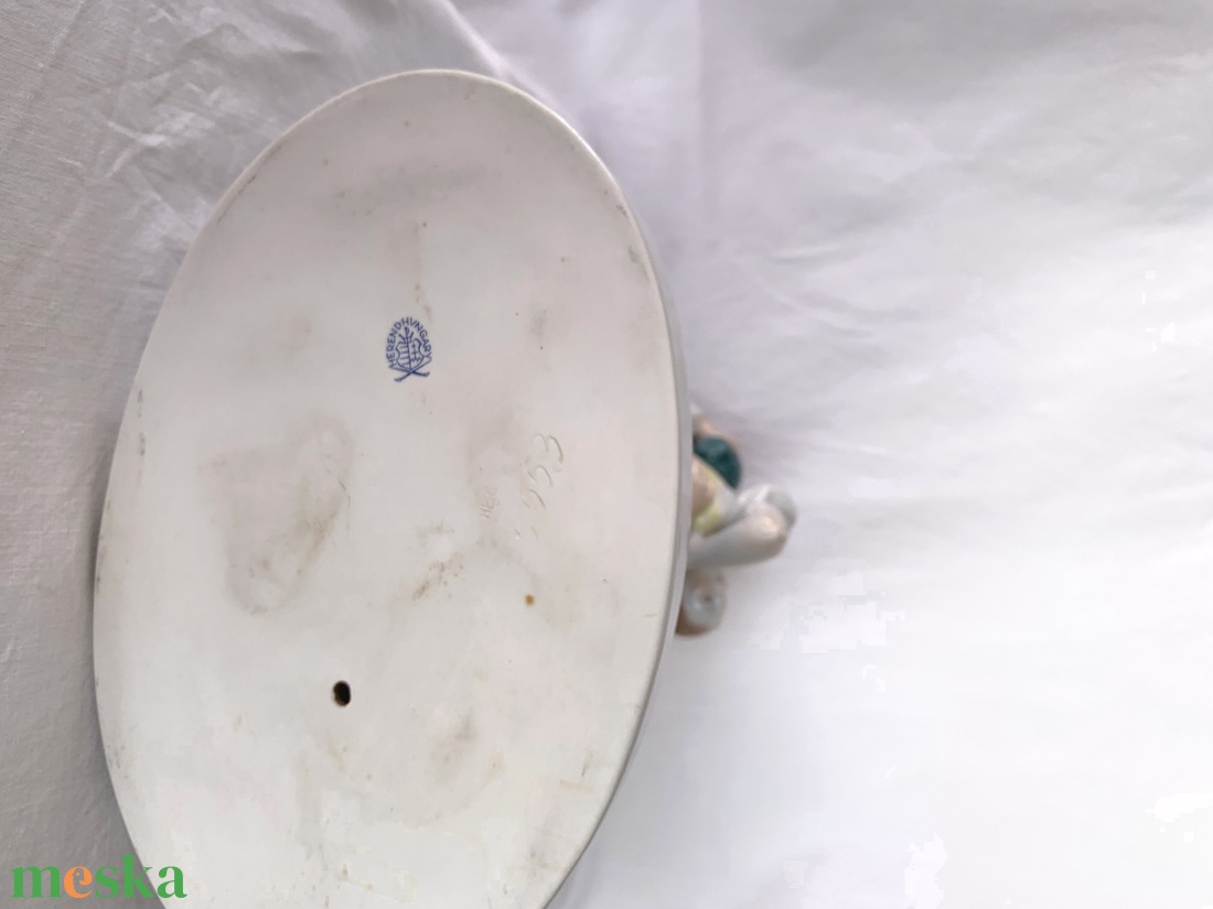 Herendi Locsolkodók  kézzel festett porcelán figura (26 cm) - művészet - szobor - kerámia - Meska.hu