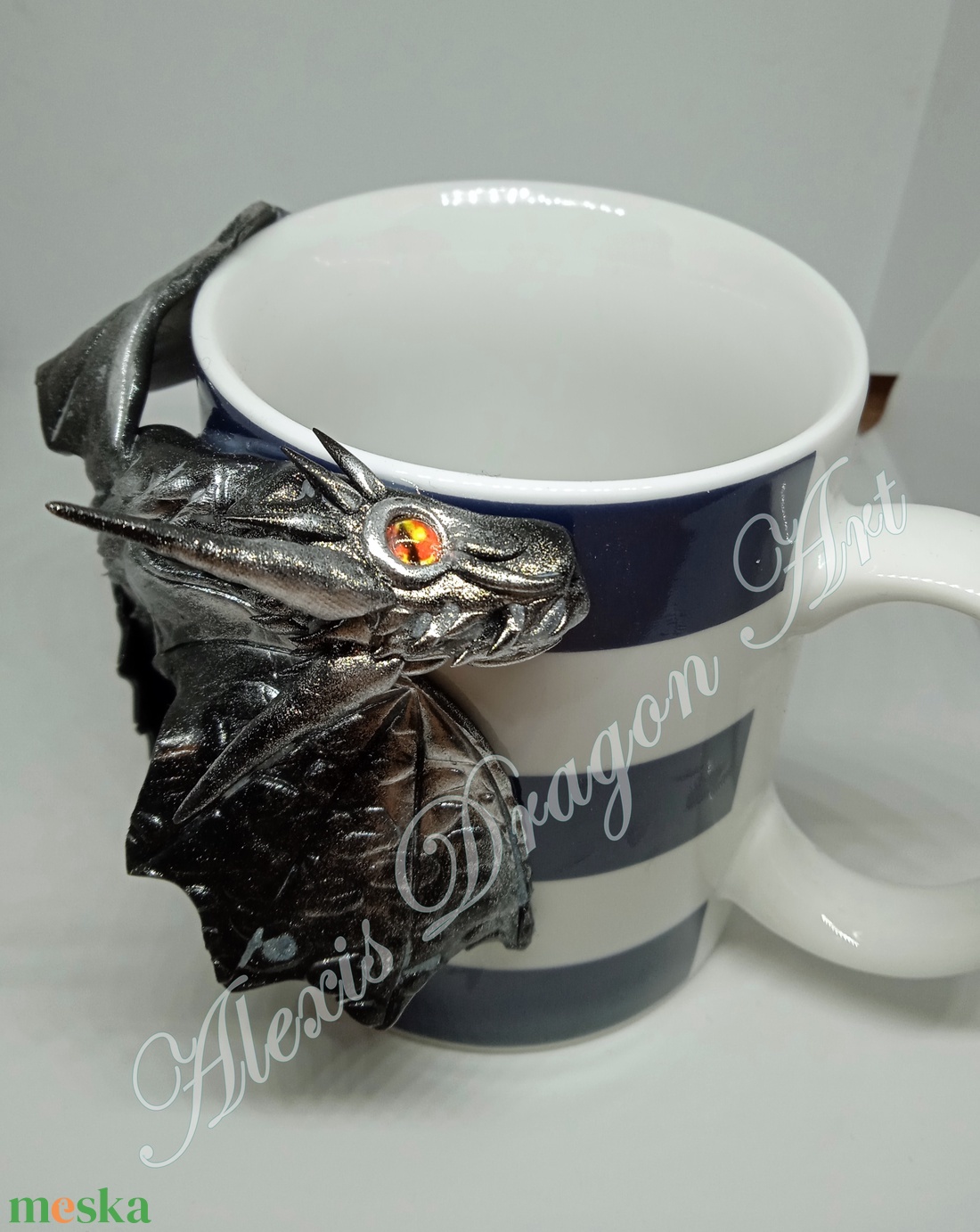 Sárkányos bögre - művészet - más művészeti ág - Meska.hu