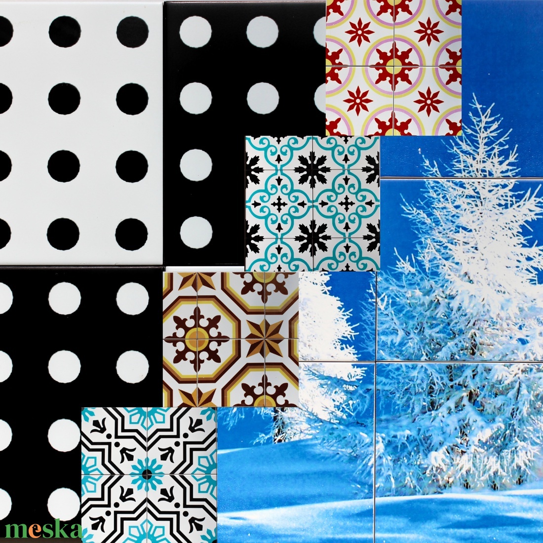 Egyedi Csempe  - otthon & életmód - dekoráció - fali és függő dekoráció - csempe - Meska.hu