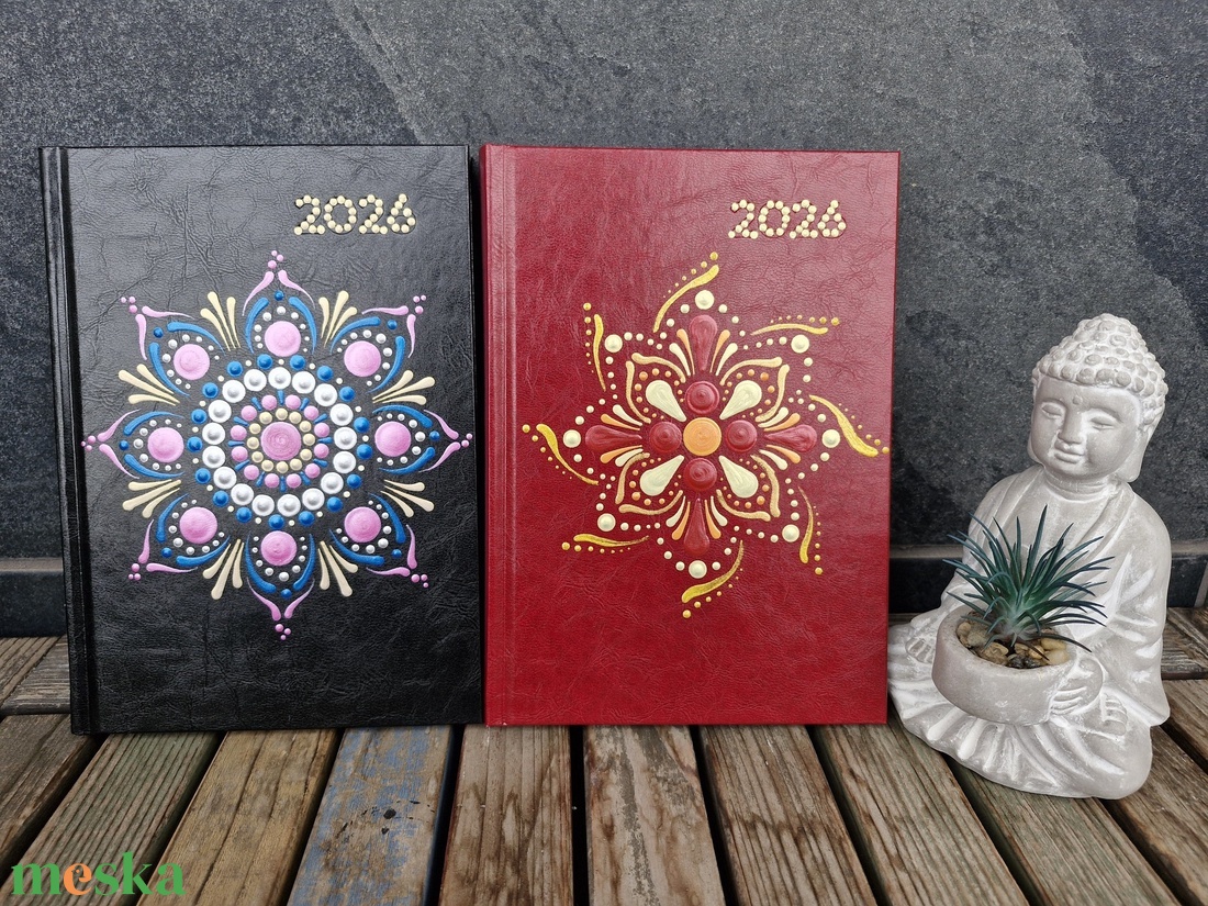 2026 Határidőnapló - művészet - festmény - akril - Meska.hu