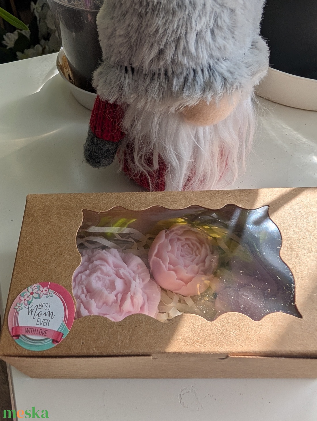 Illatosított szójaviasz virág dobozban - otthon & életmód - gyertya, illat, aroma - illatviasz - Meska.hu