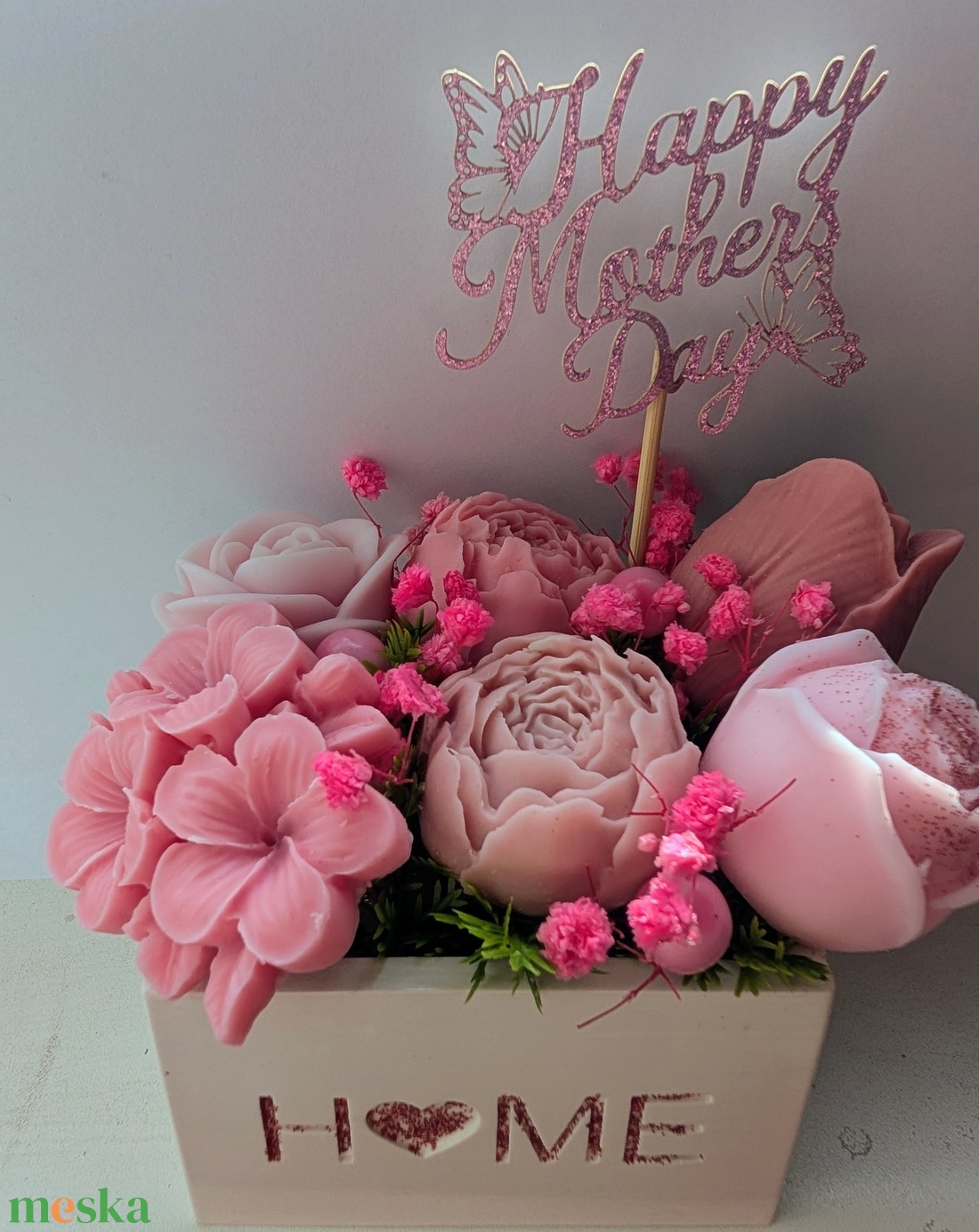 Anyák napi virágboxok - otthon & életmód - virágdekoráció - virágok - virágbox - Meska.hu