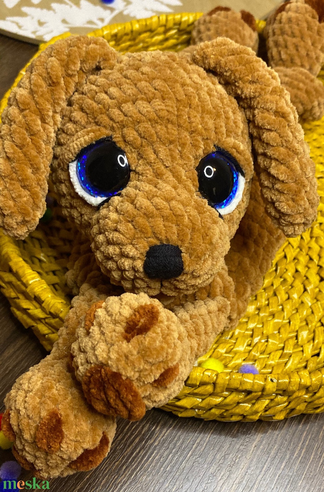 Kutya szundi-kendő   - játék & sport - plüssállat & játékfigura - kutya - Meska.hu