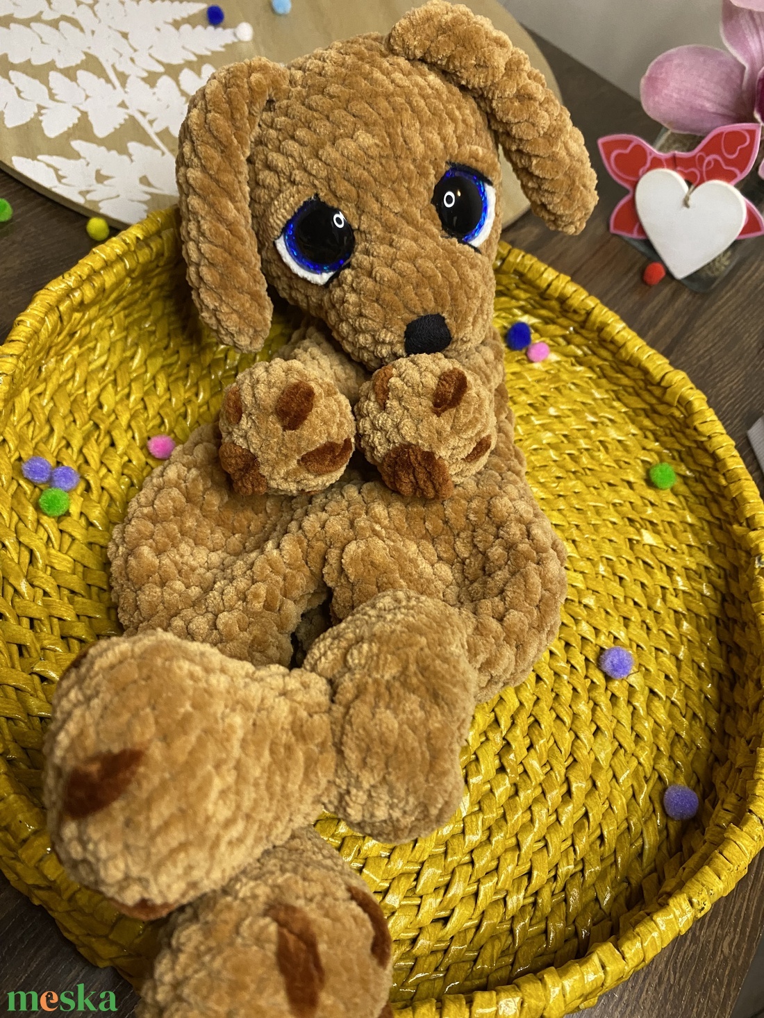 Kutya szundi-kendő   - játék & sport - plüssállat & játékfigura - kutya - Meska.hu