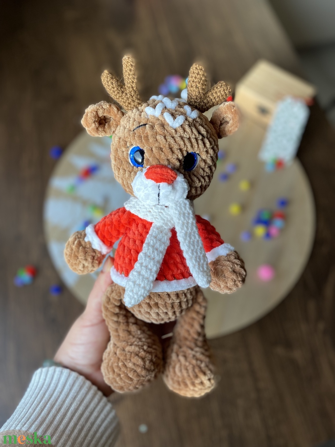 Szarvas - játék & sport - plüssállat & játékfigura - más figura - Meska.hu