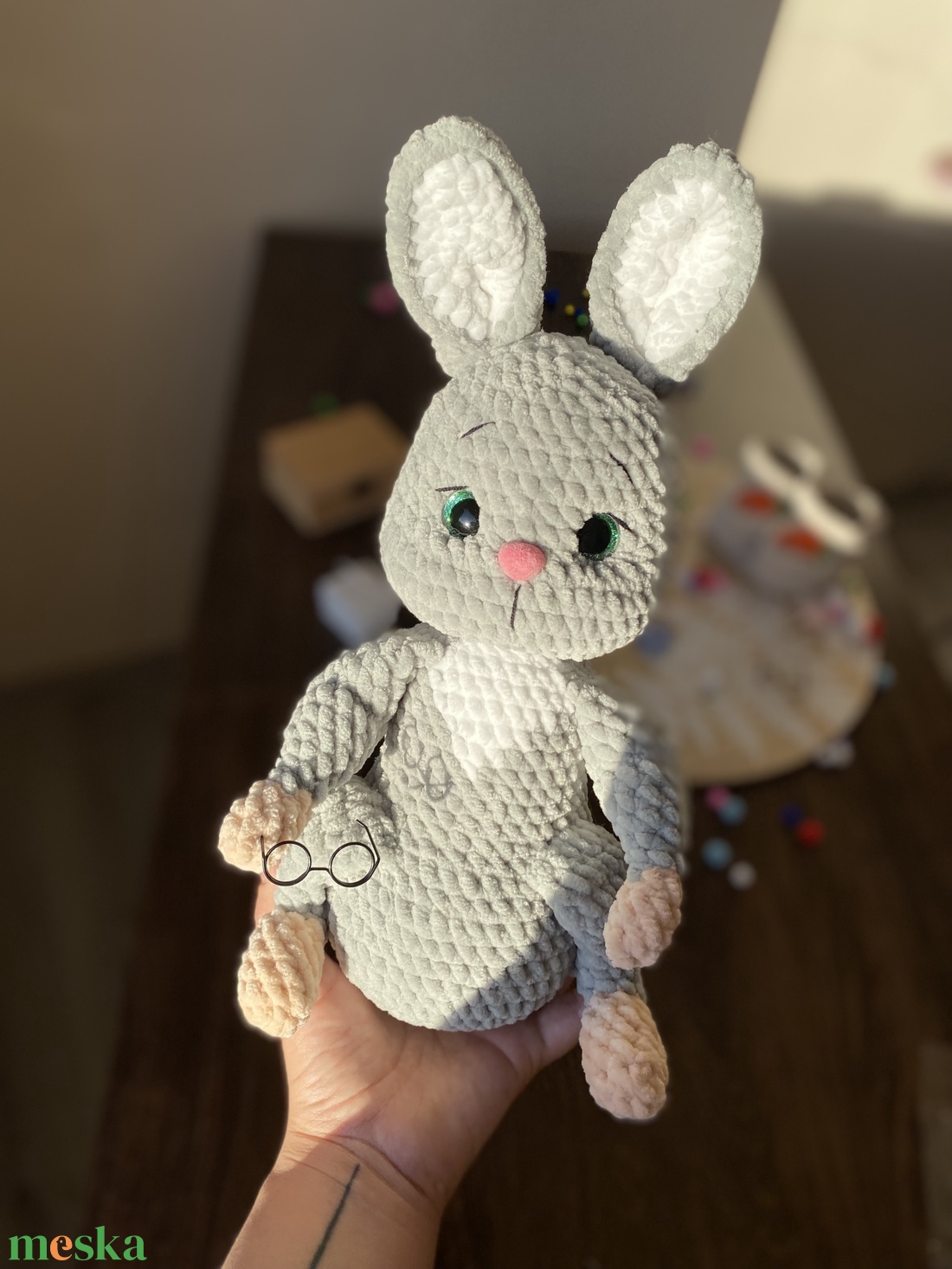 Horgolt Nyuszi  - játék & sport - plüssállat & játékfigura - nyuszi - Meska.hu